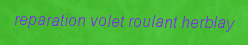 Reparation volet roulant Herblay