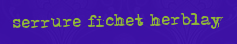 Serrure Fichet Herblay